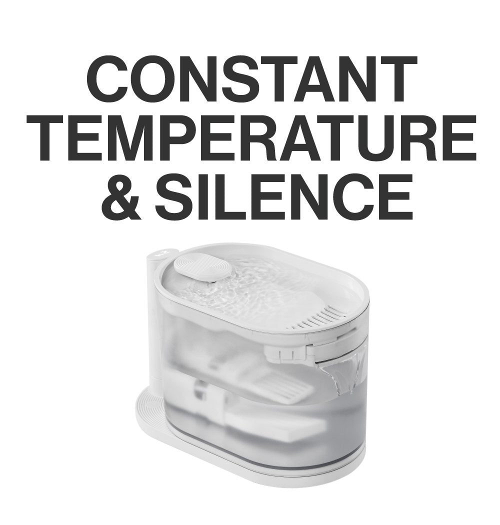 pidan TempFlow- Water Fountain for Cats with Water Temperature Control 2.0 | US/CA Version