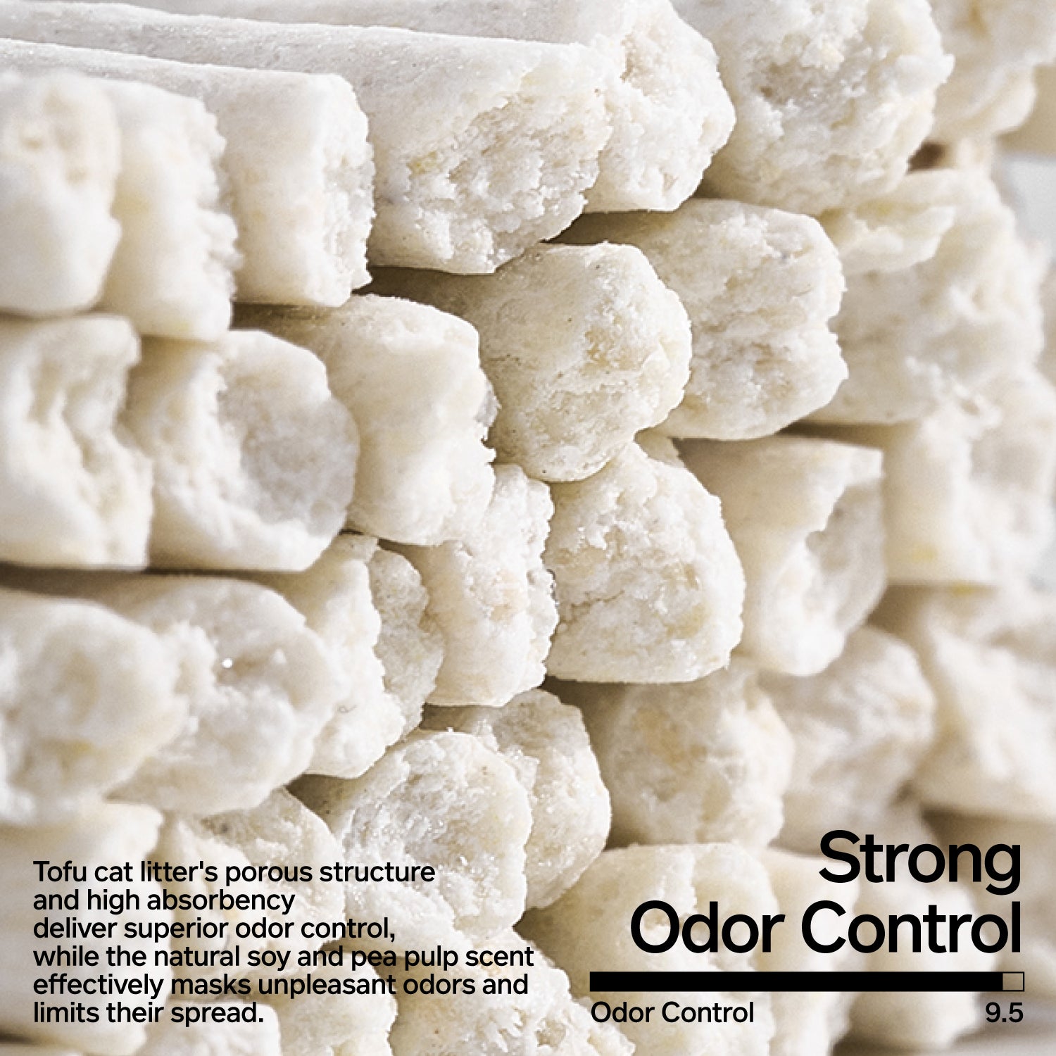 Litière pour chat au tofu biologique