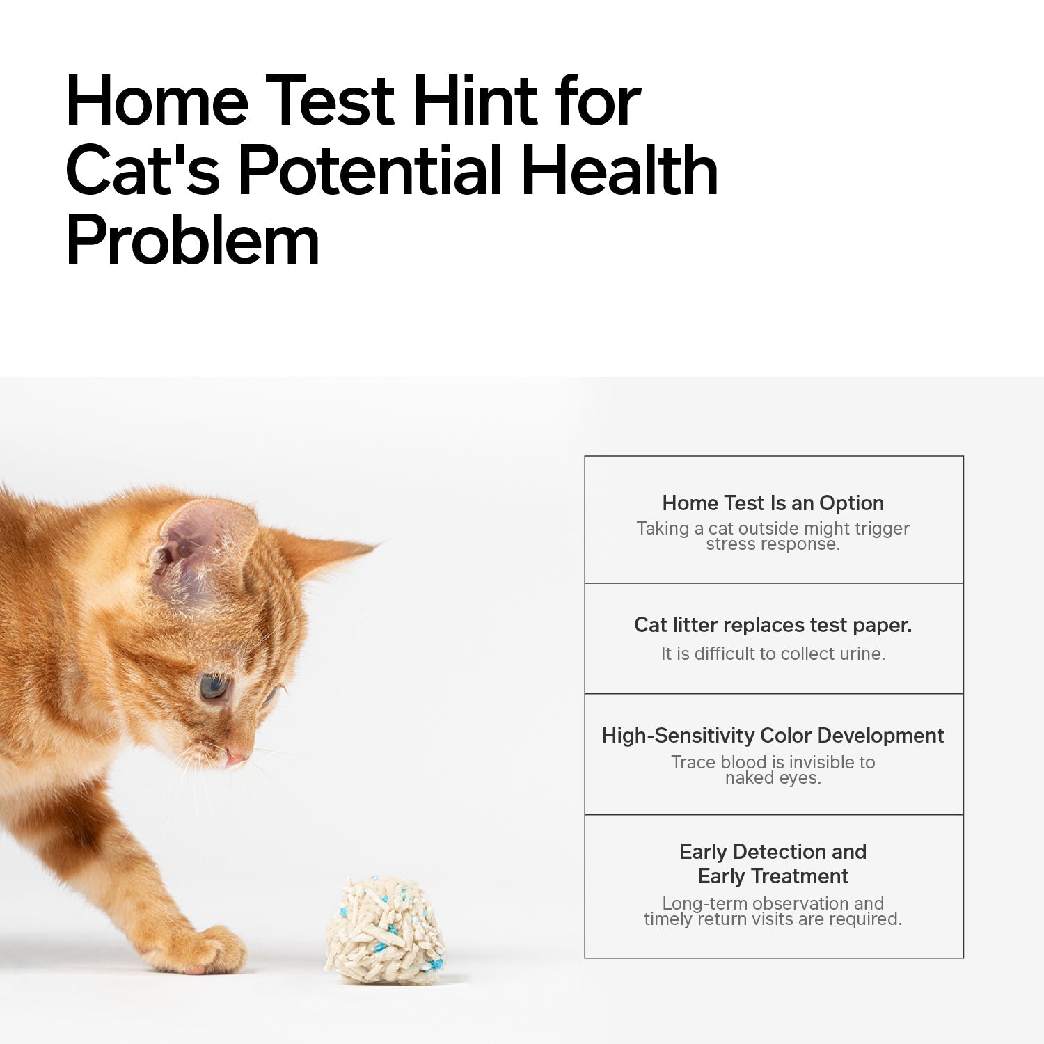 pidan Tofu Cat litter Occult Blood Test Particles | 2.4 kg per bag | PD1607M1X4
