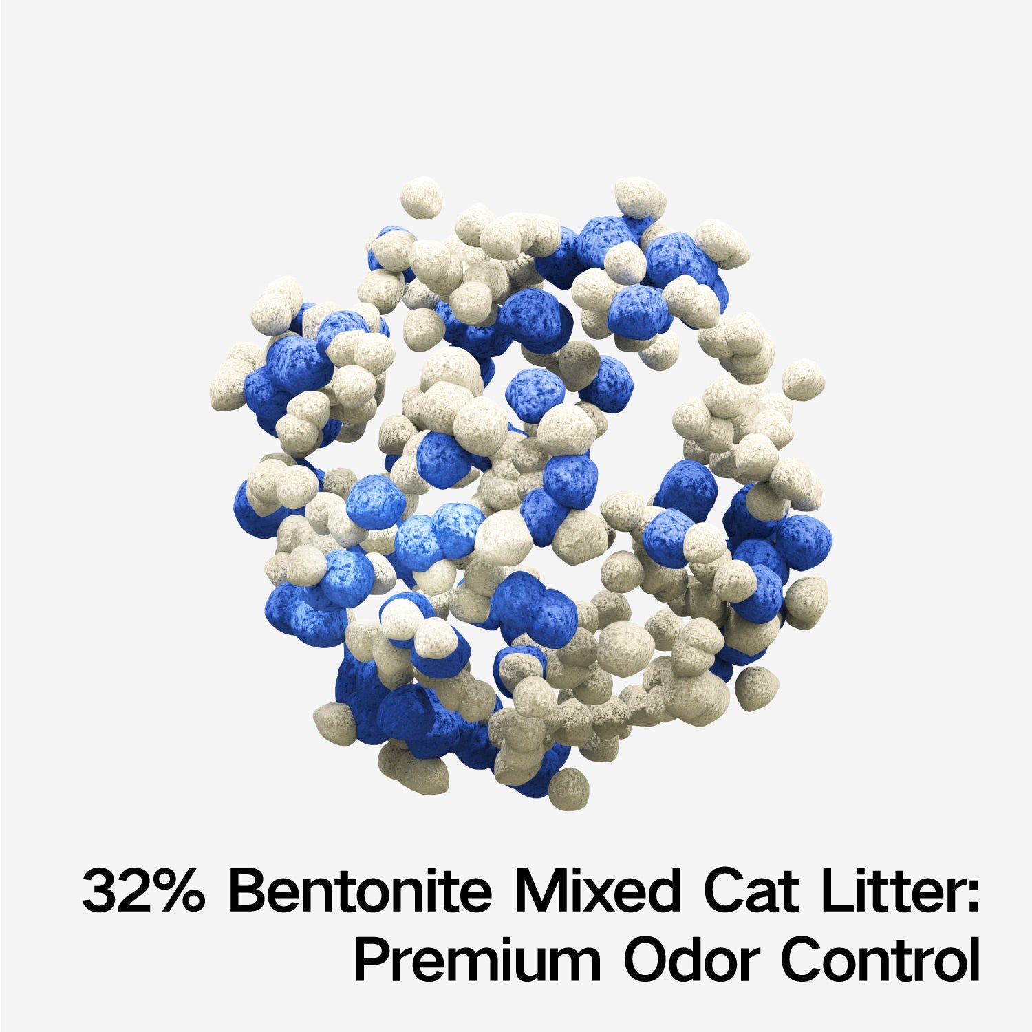 pidan Cat Litter Tofu & Bentonite, 2.4 kg per Bag | PD1605M1E
