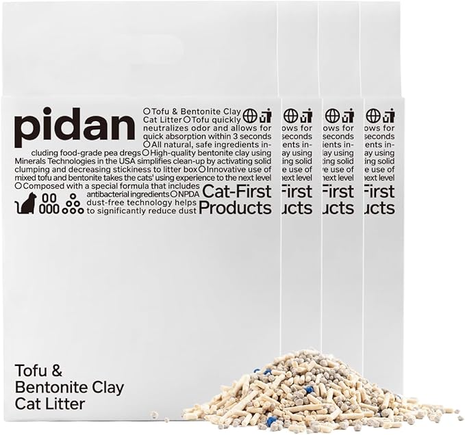pidan Cat Litter Tofu & Bentonite, 2.4 kg per Bag | PD1605M1E