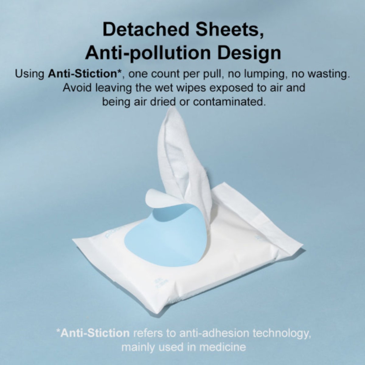 pidan Pet Wet Wipes – Travel Pack (10 Sheets per Pack, 10 Packs, Total 100 Sheets)