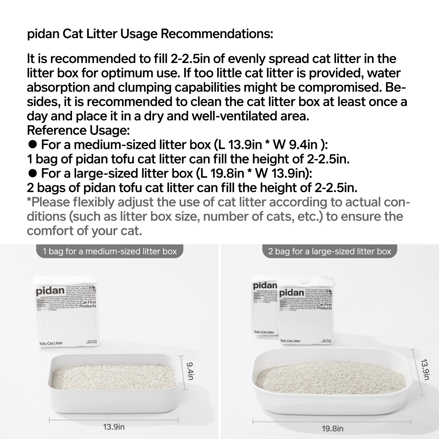 Litière pour chat au tofu biologique